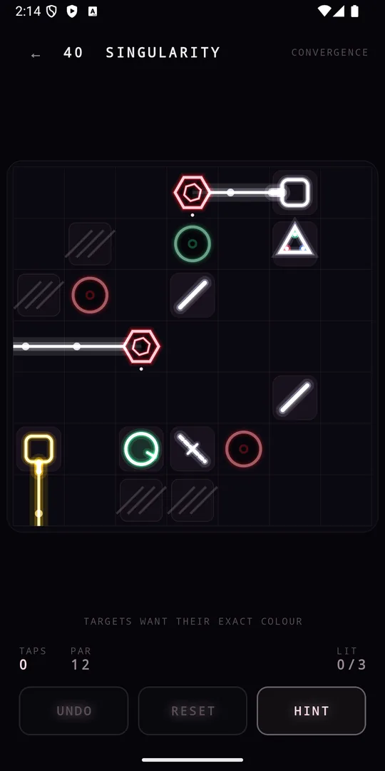 A late PRISM level with portals, a beam splitter and two laser emitters